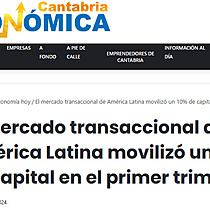 El mercado transaccional de Amrica Latina moviliz un 10% de capital en el primer trimestre